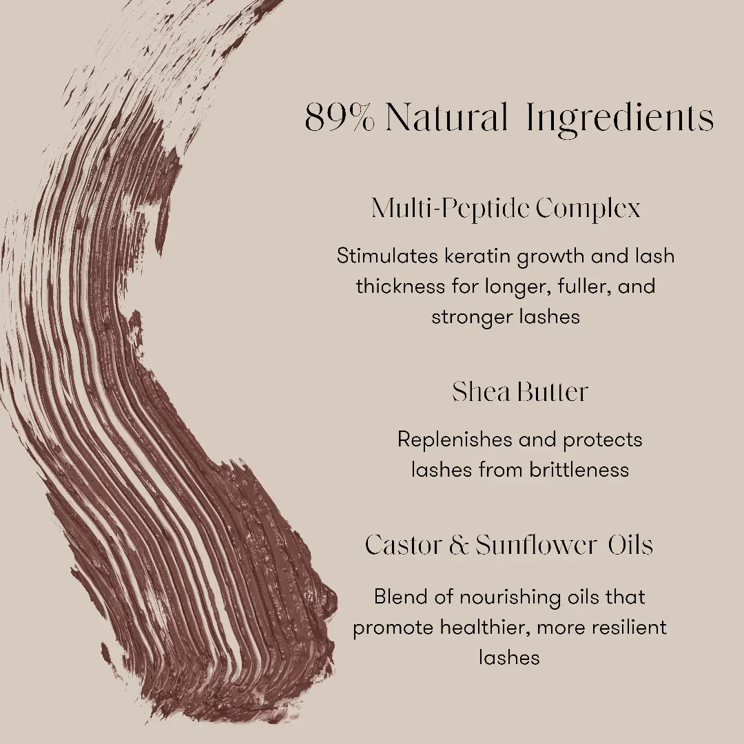 minori mother of lashes lengthening brown mascara natural ingredient list