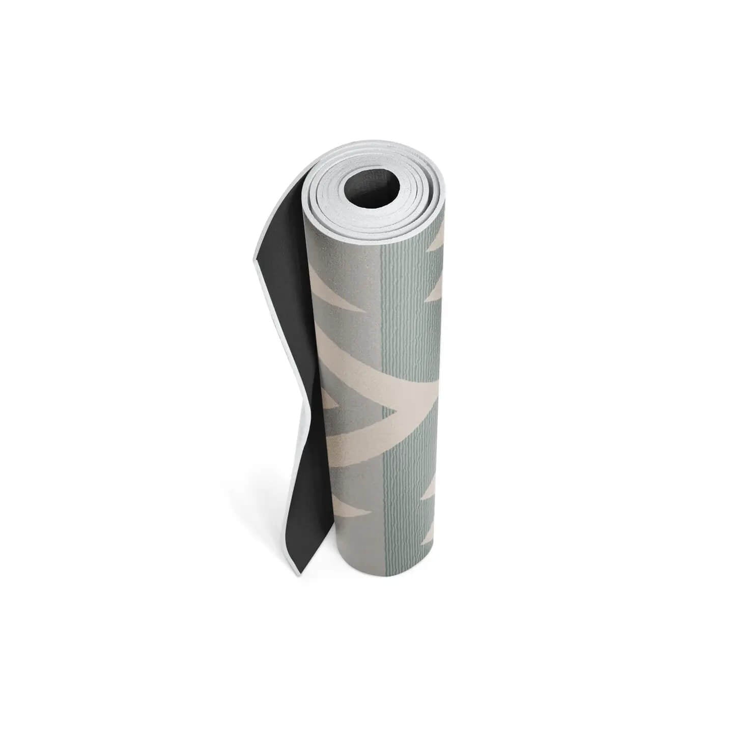 Pendleton x Yune Yoga Mat in Agate Beach Rolled Up to Carry to Class