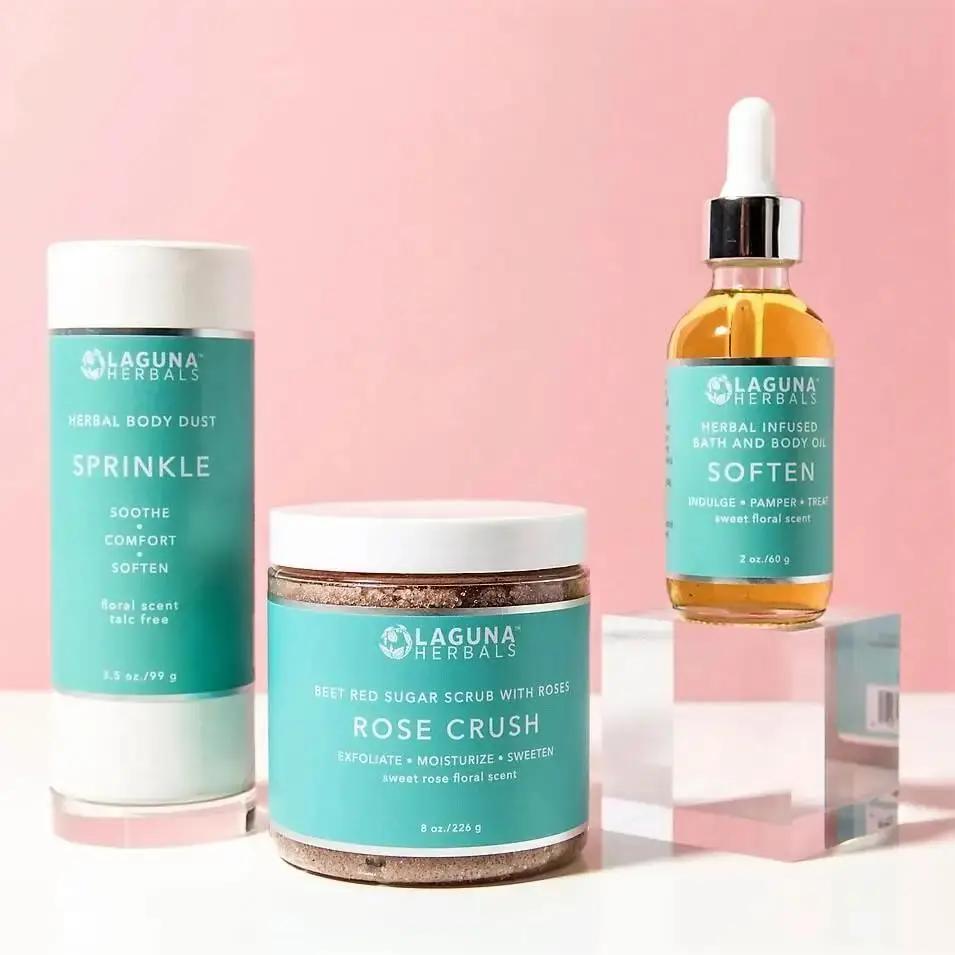 Laguna Herbals Rose Crushin' It Organic Bath & Body Gift Set