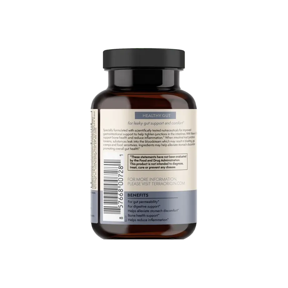 Terra Origin Healthy Gut Capsules with Vitamin D Benefits