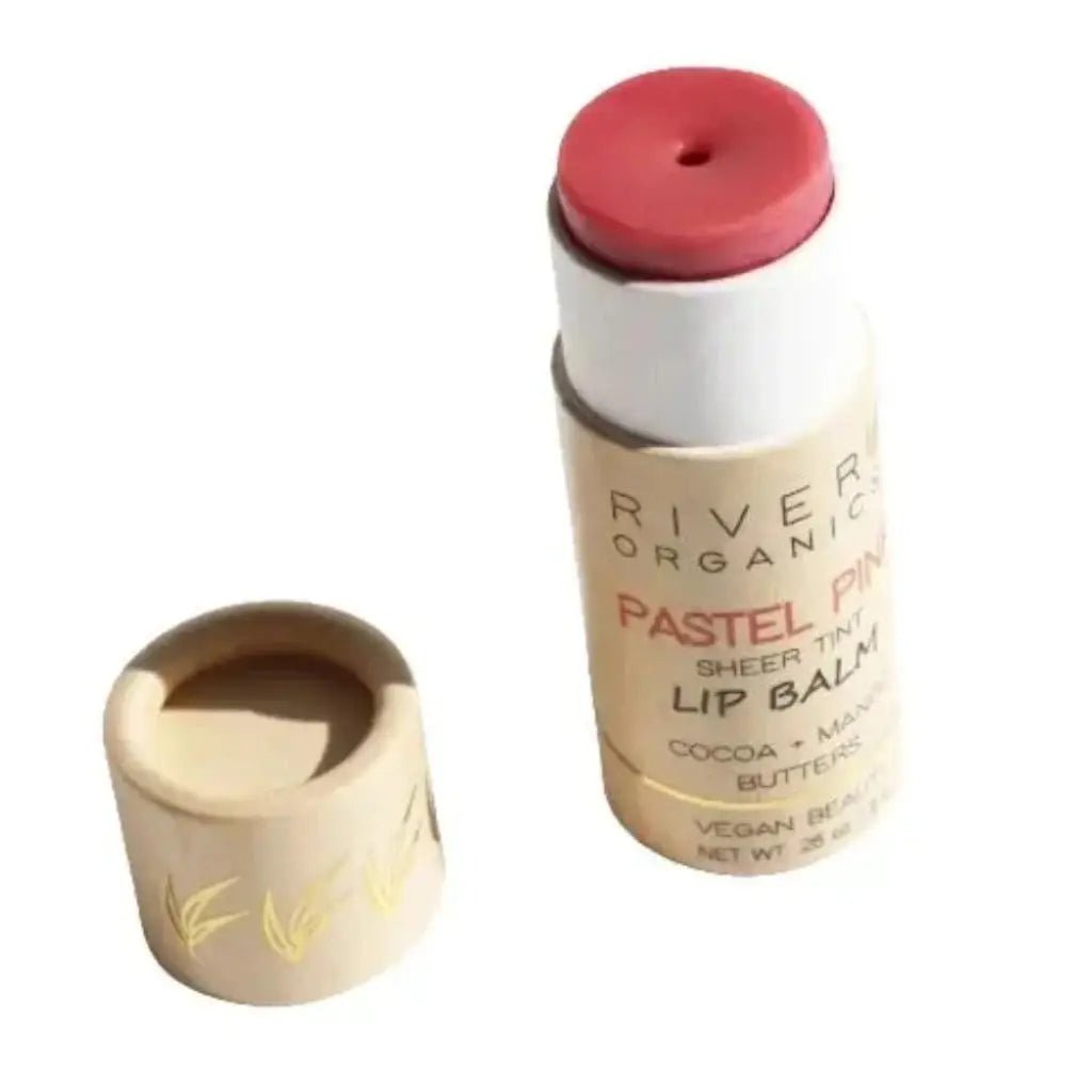 Vegan Lip Stain & Organic Lip Conditioner in Pink