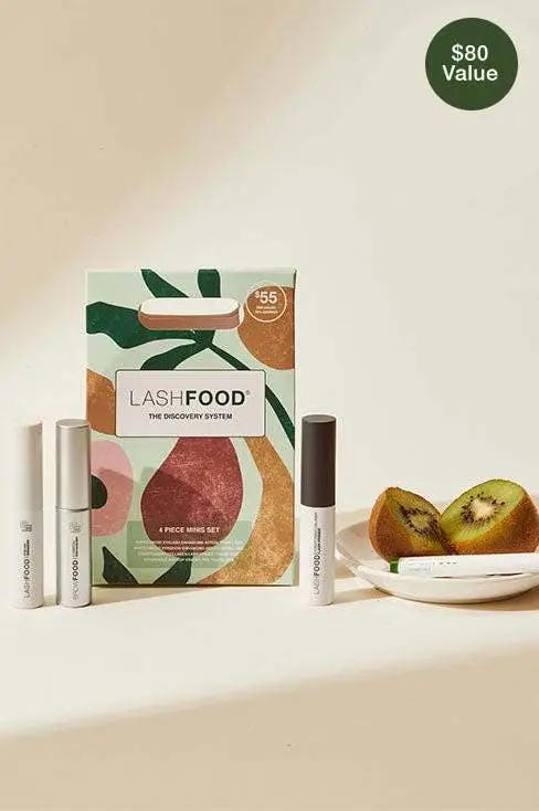 LASHFOOD The Discovery System 4 Piece Minis Set for Lashes + Brows