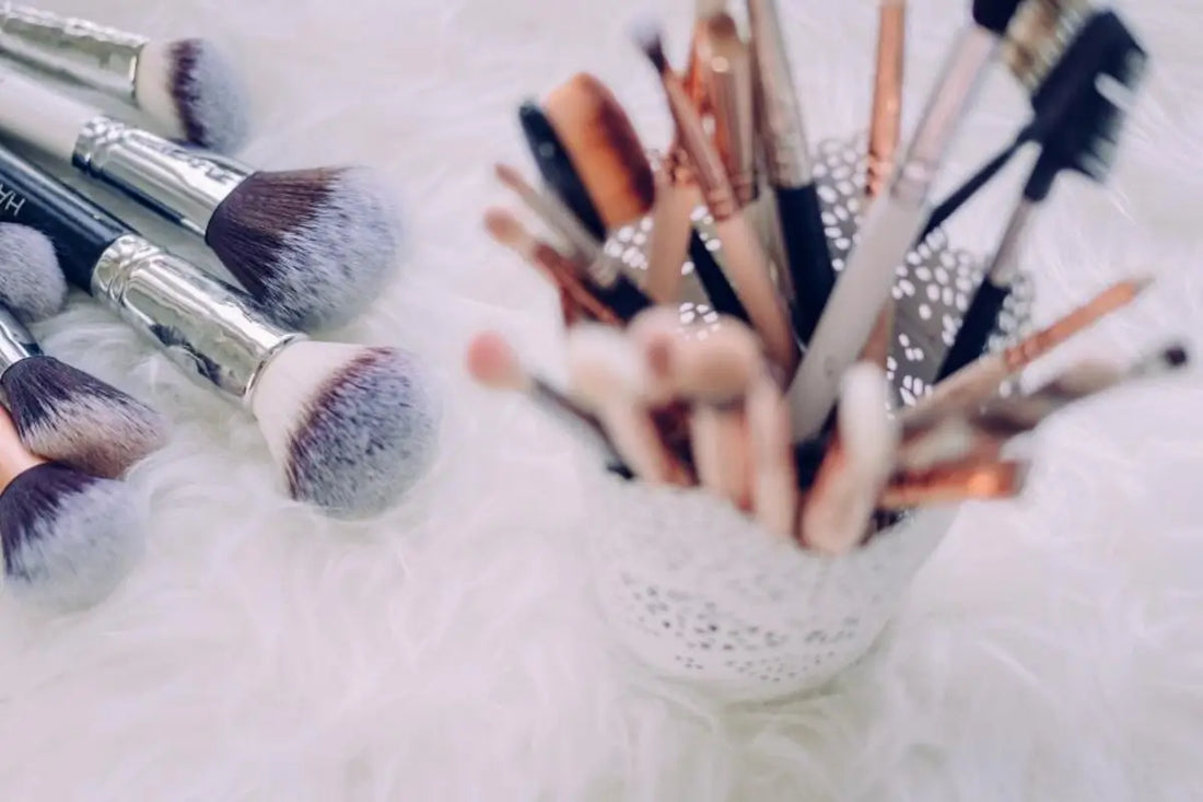 natural makeup brushes showcasing indie beauty brands