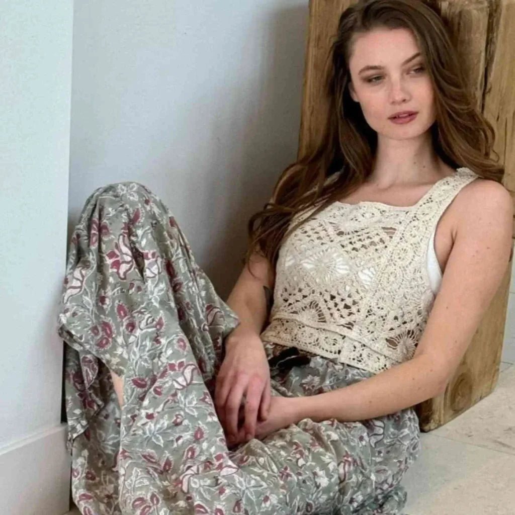 floral maxi skirts, caftans and dress collection