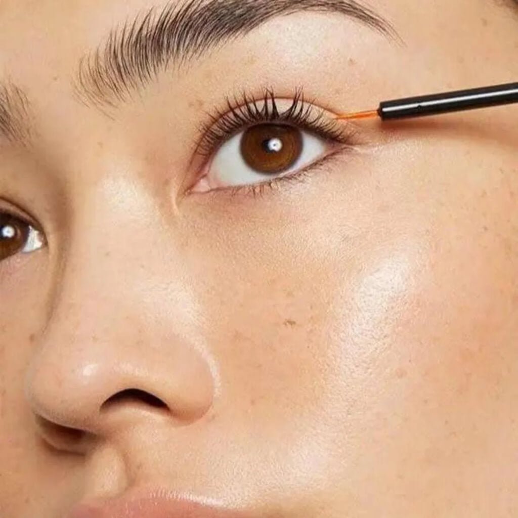 Lashfood eyelash growth serum, clean mascara, organic eyebrow enhancers.