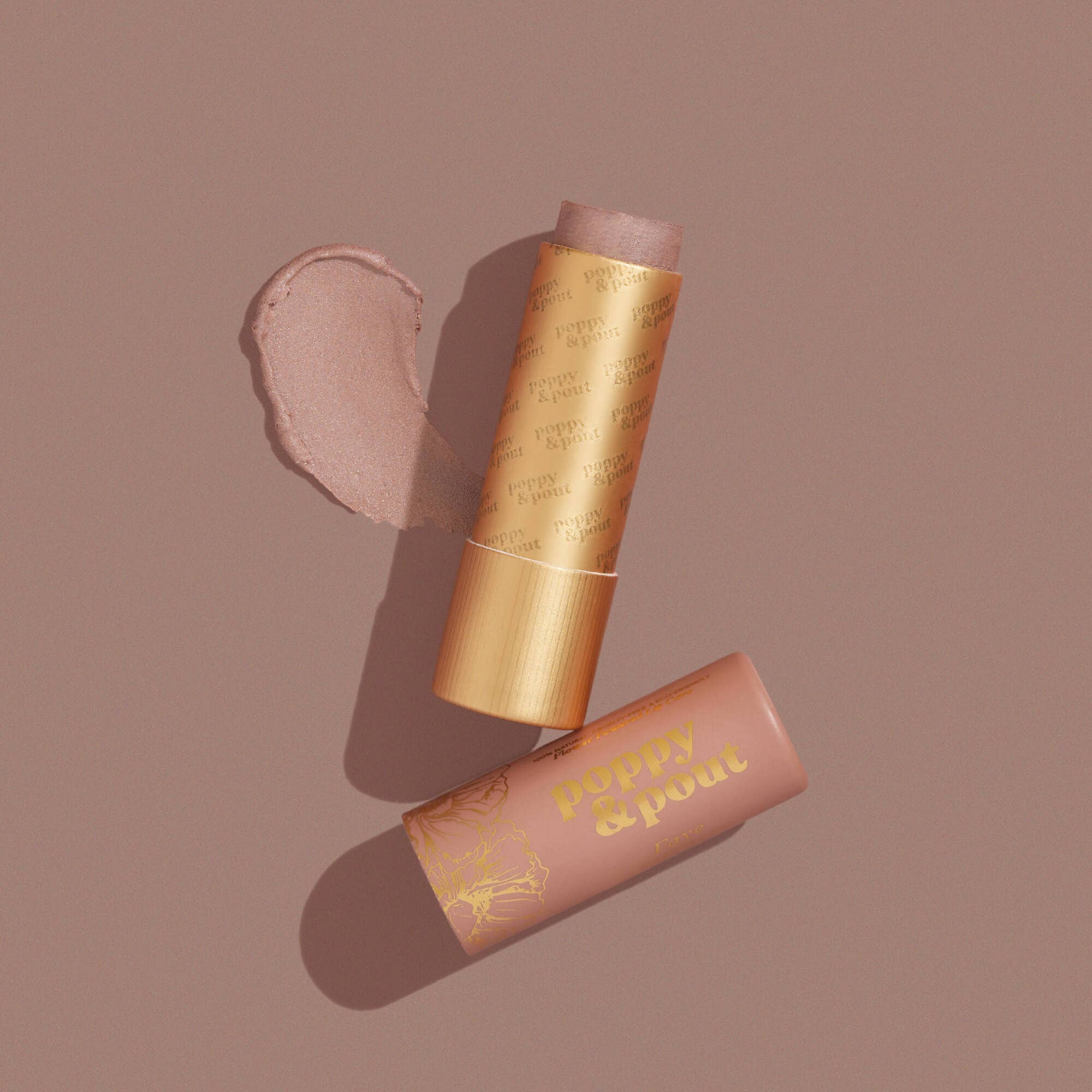 Poppy & Pout - Lip Tint in Faye - Sheer Taupe