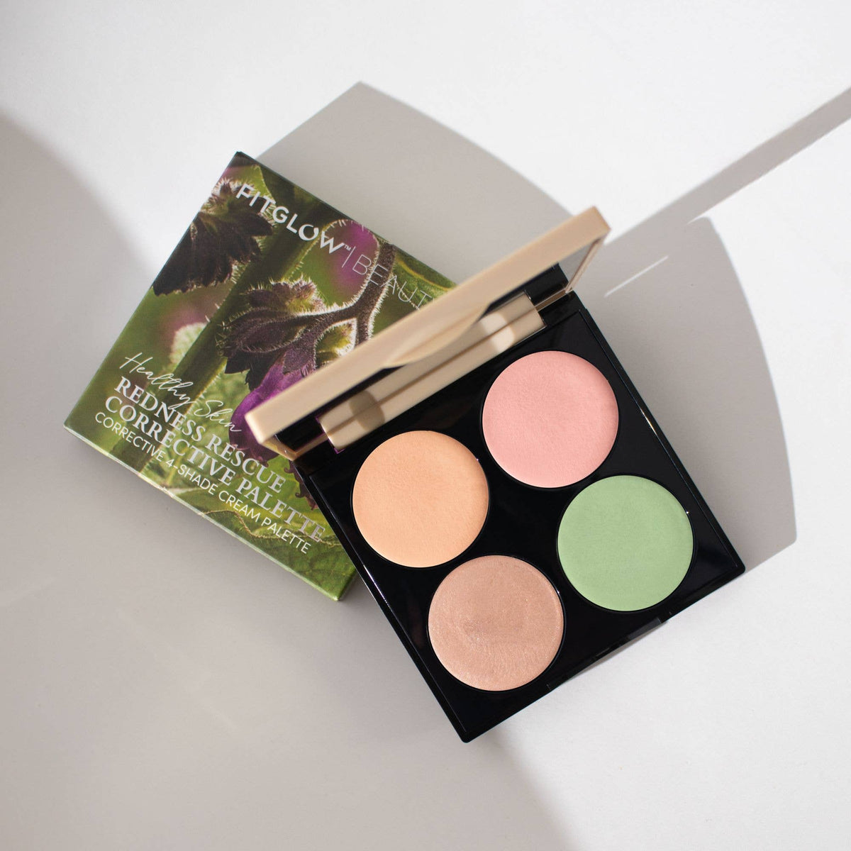 Fitglow Beauty Redness Rescue Corrective Palette by Fitglow Beauty, Color Corrector at Elle and Willow