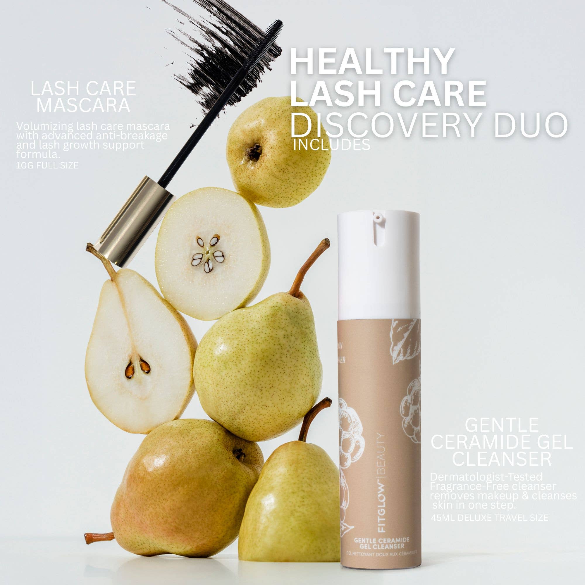 Healthy Lash Care Discovery Duo: Ant-breakage Mascara & Ceramide-rich Gentle Gel Cleanser