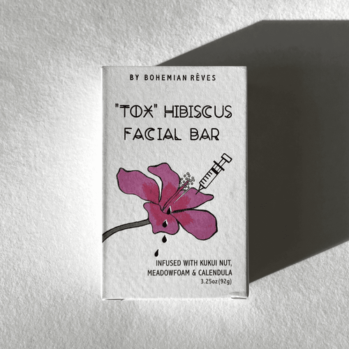 Bohemian Rêves - 'Tox' Hibiscus Contouring Facial Cleansing Soap Bar