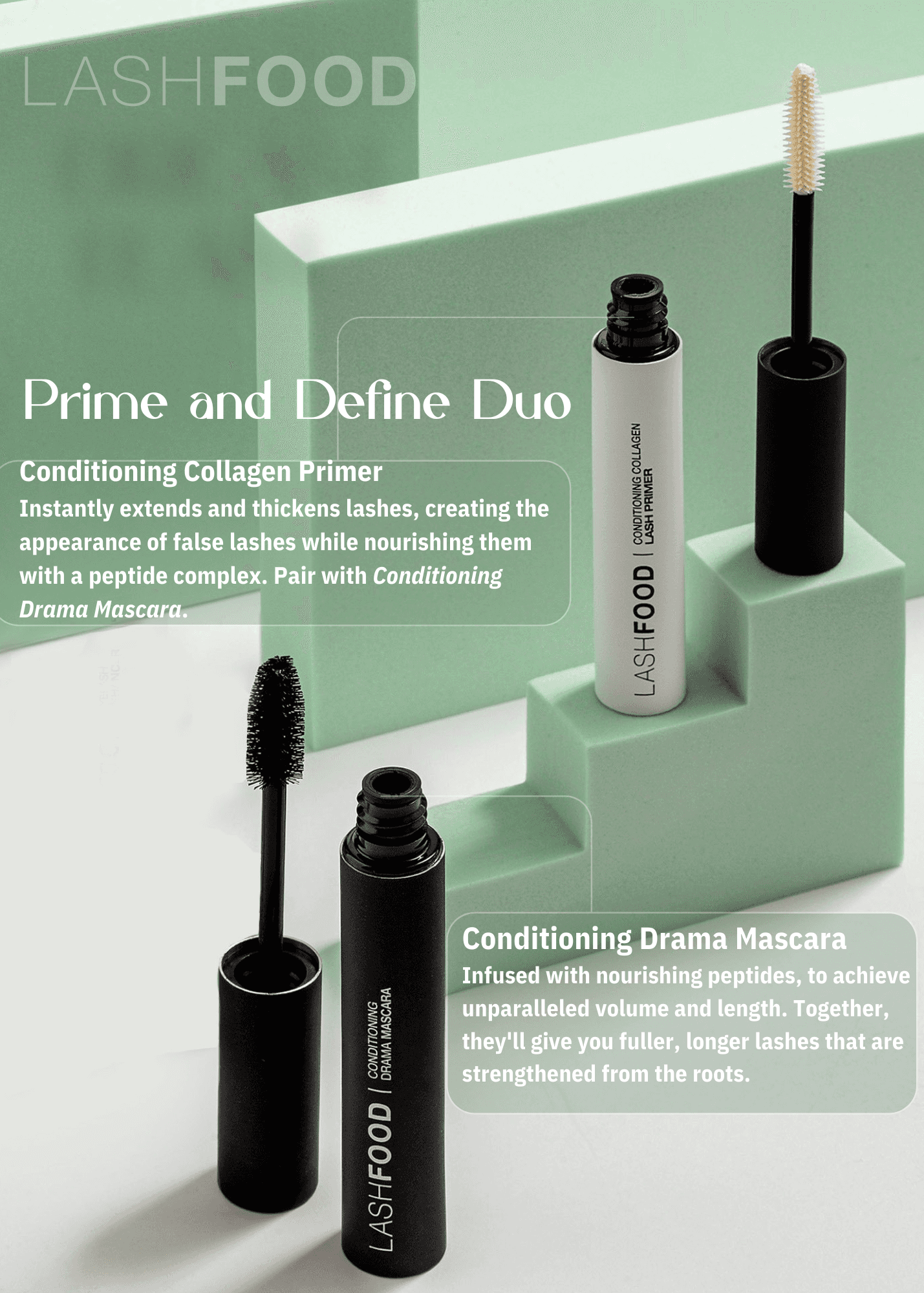 Eyelash Primer and Volumizing Mascara Duo