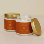 JaxKelly - 4oz Clear Crystal Candle - Yellow Jasper - Happiness
