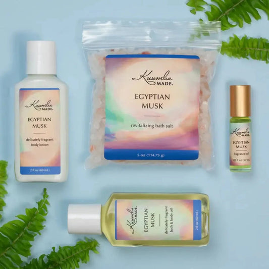 kuumba made egyptian musk bath and body collection