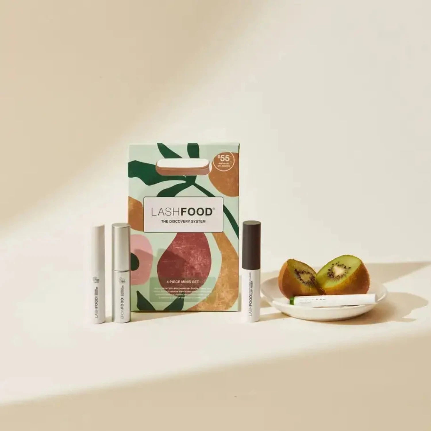 LASHFOOD The Discovery System 4 Piece Minis Set for Lashes + Brows