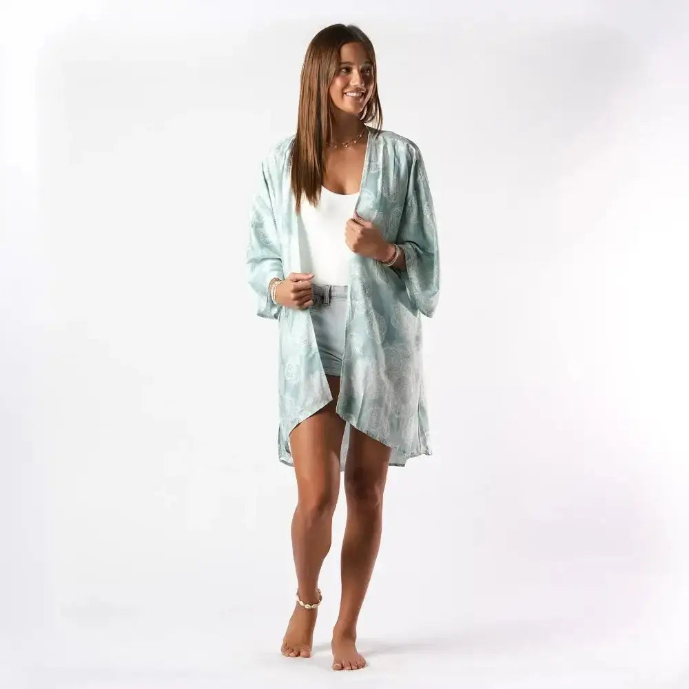 Lotus-and-Luna Boho Beach Swimsuit Coverup Kimono