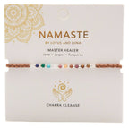 Lotus and Luna Master Healer Namaste Bracelet 