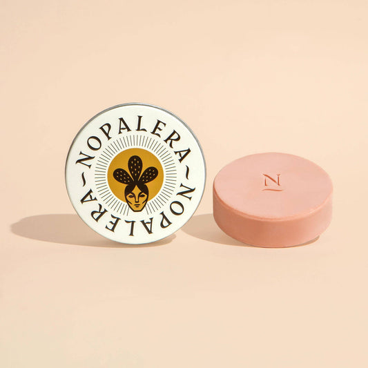 Nopalera Flor de Mayo Moisturizing Botanical Bar in a Sustainable, Zero-Waste Tin 