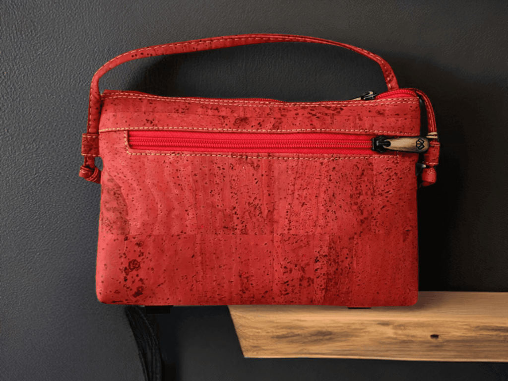 Red Crossbody Bag - back view