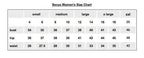 Sevya Handmade Women's Size Chart