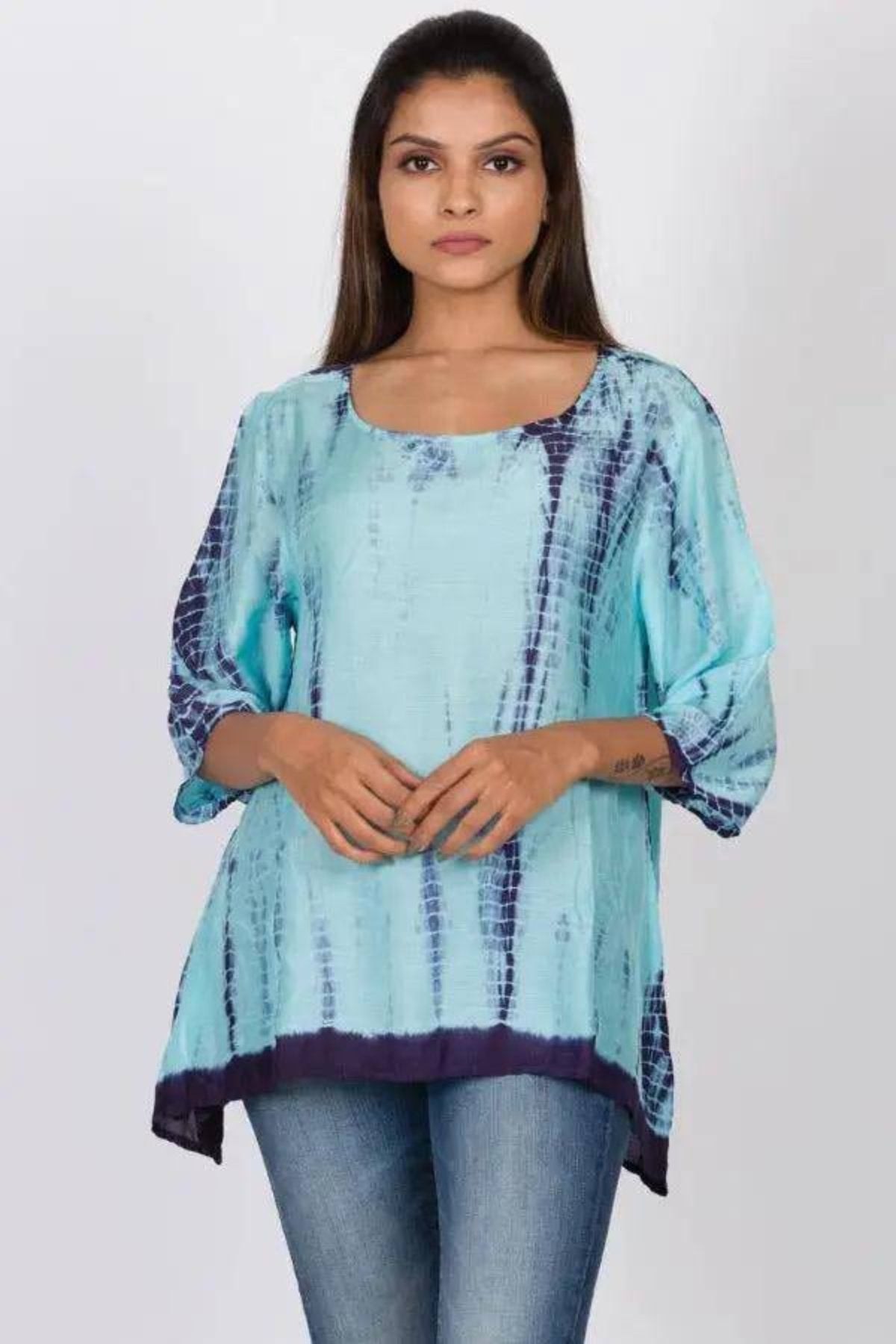 Sevya Handmade - Shibori Tie Dye Tunic Top