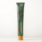 a tube of aloe calming cream with anti-inflammatory tumeric. The Organic Skin Co. Task Force 9.