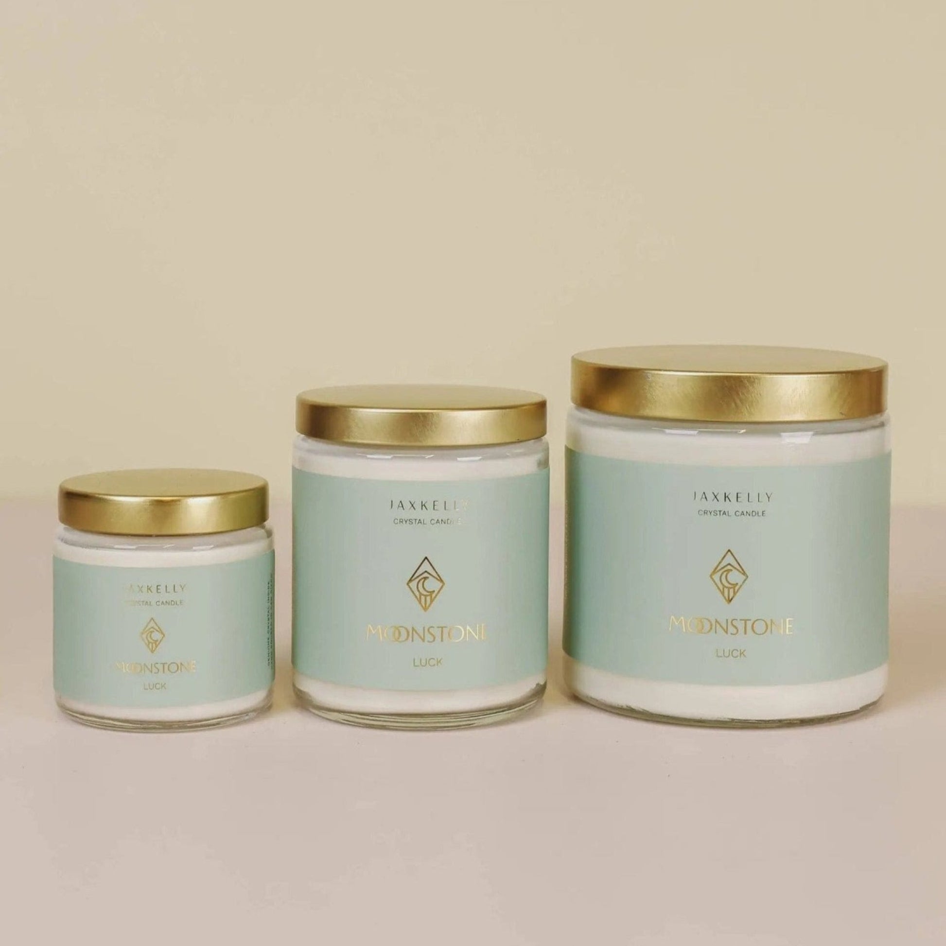 Three JaxKelly Crystal Candles for Good luck. 