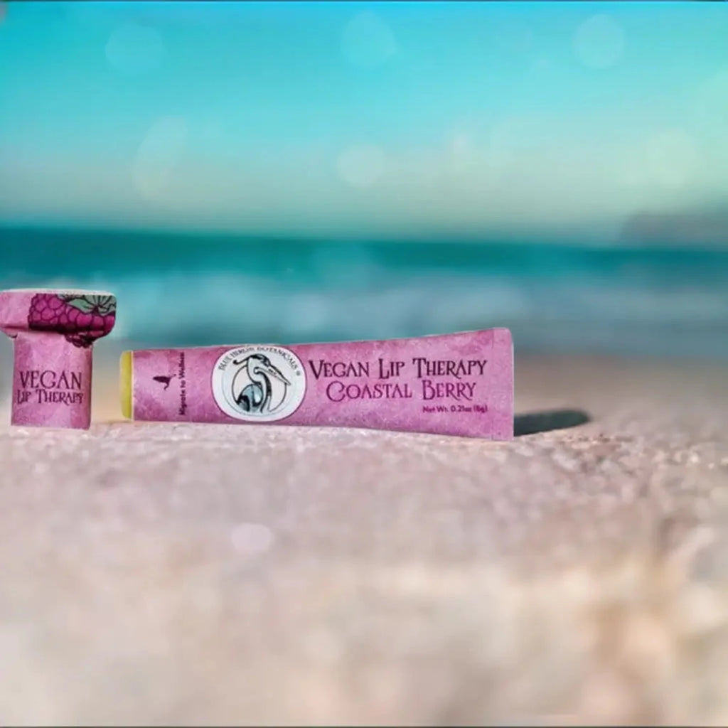 Vegan & Organic Red Raspberry Oil Lip Balm - Blue Heron Botanicals | Elle and Willow