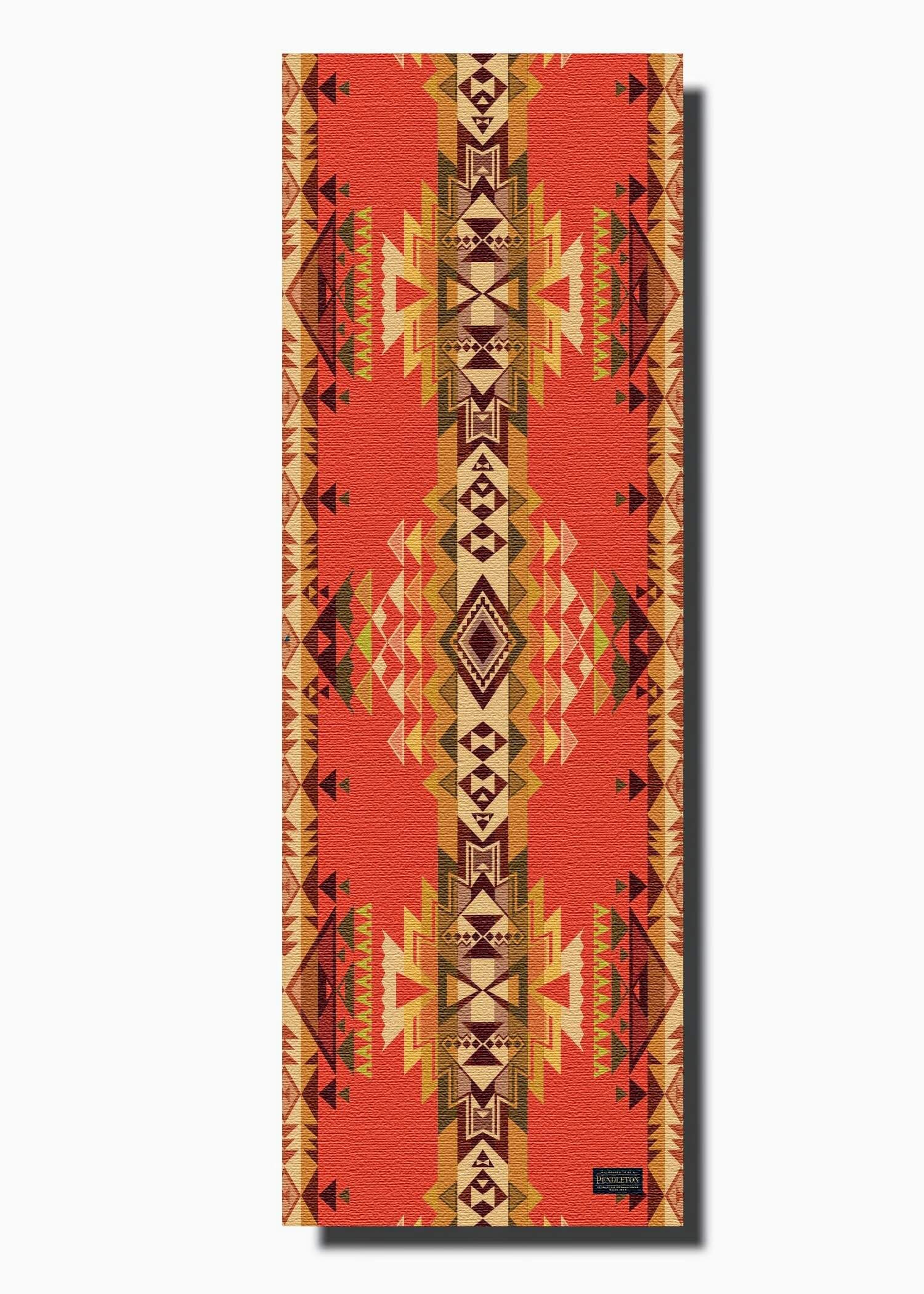 Yune Yoga X Pendleton Highland Peak Yoga and Pilates Mat inspired by the mountain summit in Sierra Nevada Mountains.