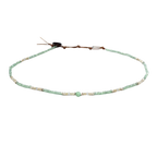Gemstone & Crystal Necklace by Lotus and Luna, Amazonite Necklace, Bohemian Jewelry at Elle and Willow