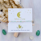 Sparkling Amazonite Crystal Stone Goddess Bracelet Intention Bracelet by Lotus and Luna at Elle and Willow