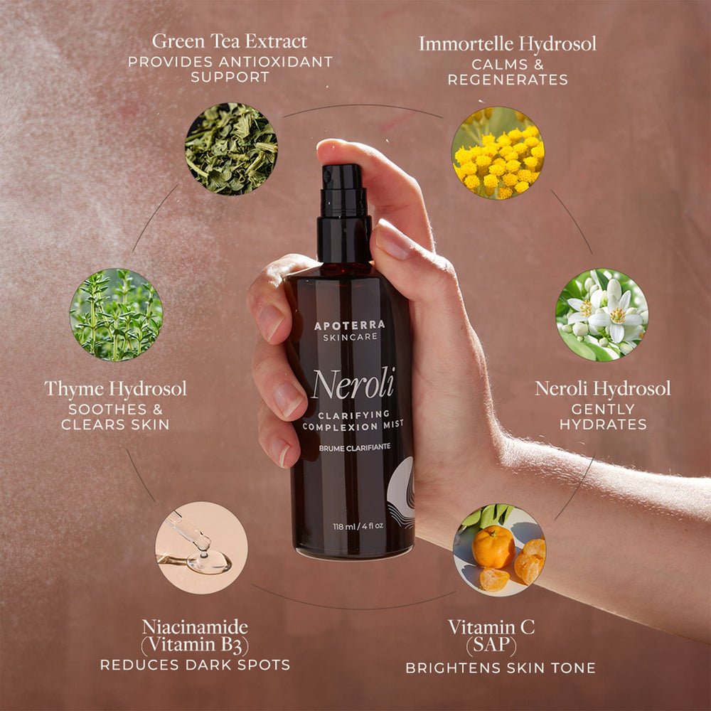 Apoterra - Neroli Clarifying Complexion Mist - Travel Size Clarifying Facial Mist Apoterra at Elle and Willow
