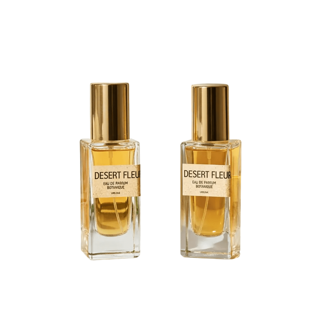 Desert Fleur Perfume Duo - two 0.7 oz Glass Roll-on bottles