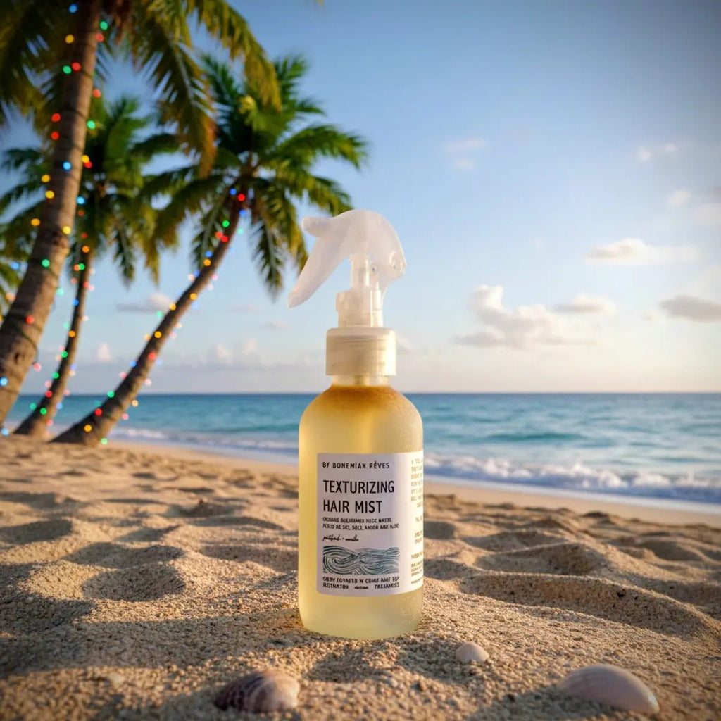 Bohemian Rêves - Desert Fleur Hair Fragrance & Sea Salt Hair Texture Spray - Beach Waves Spray for Glamorous Holiday Hair.