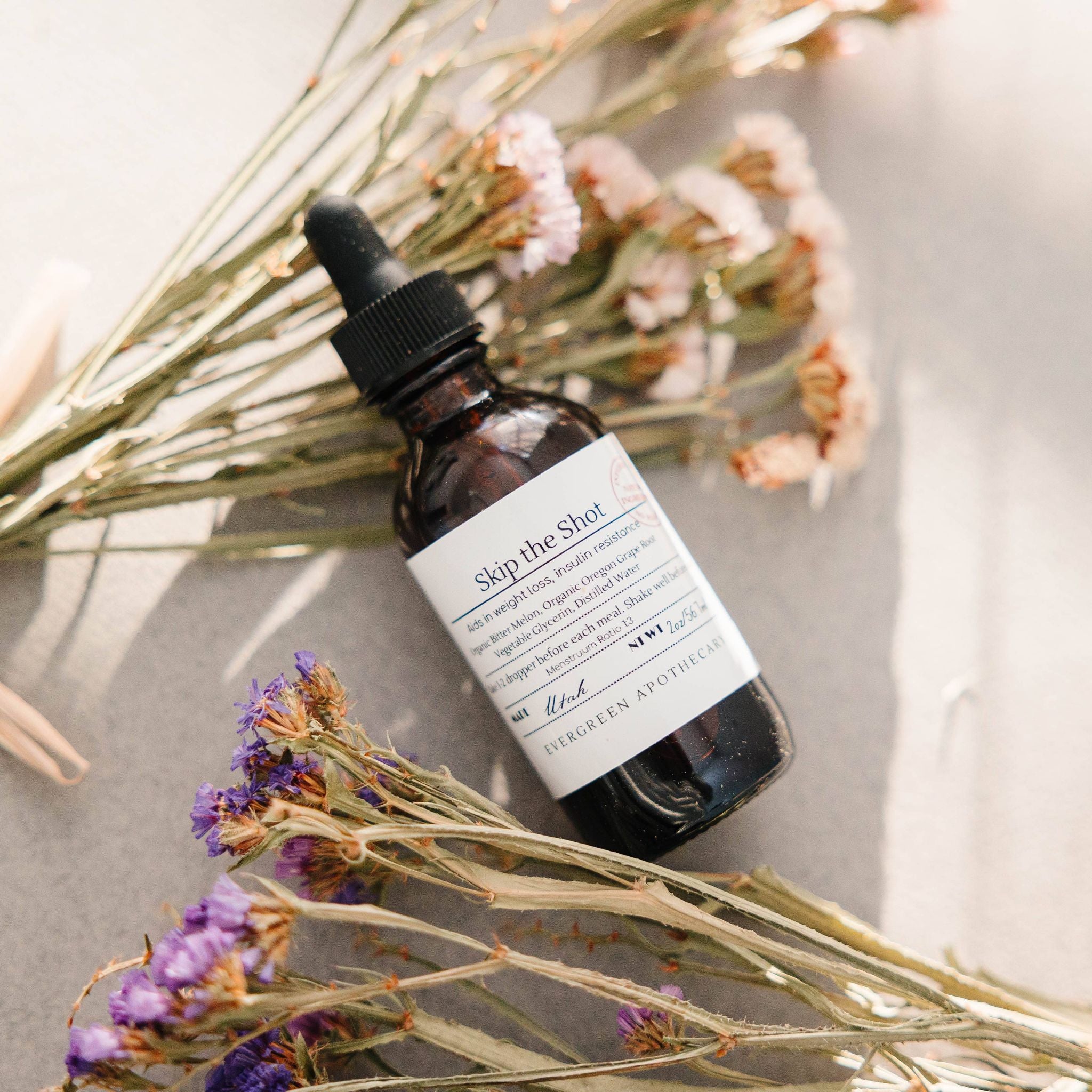 A Bottle of Skip the Shot Berberine Tincture Natural Weight Management Support