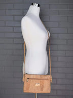 The Iris Cork Crossbody Bag by Bent&Bree on Model