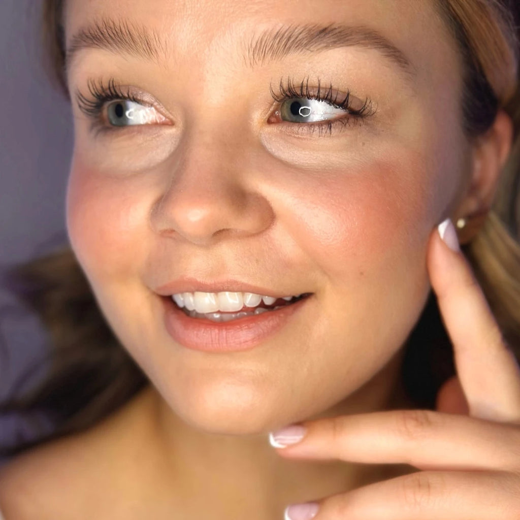 Dusty Rose Organic Cream Blush Stick by River Organics, Clean Beauty Blush Stick at Elle and Willow.