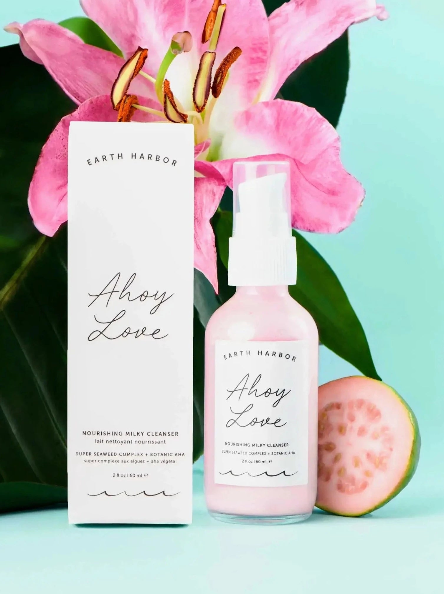 Earth Harbor Ahoy Love Cream Cleanser with Botanicals and Green Tea