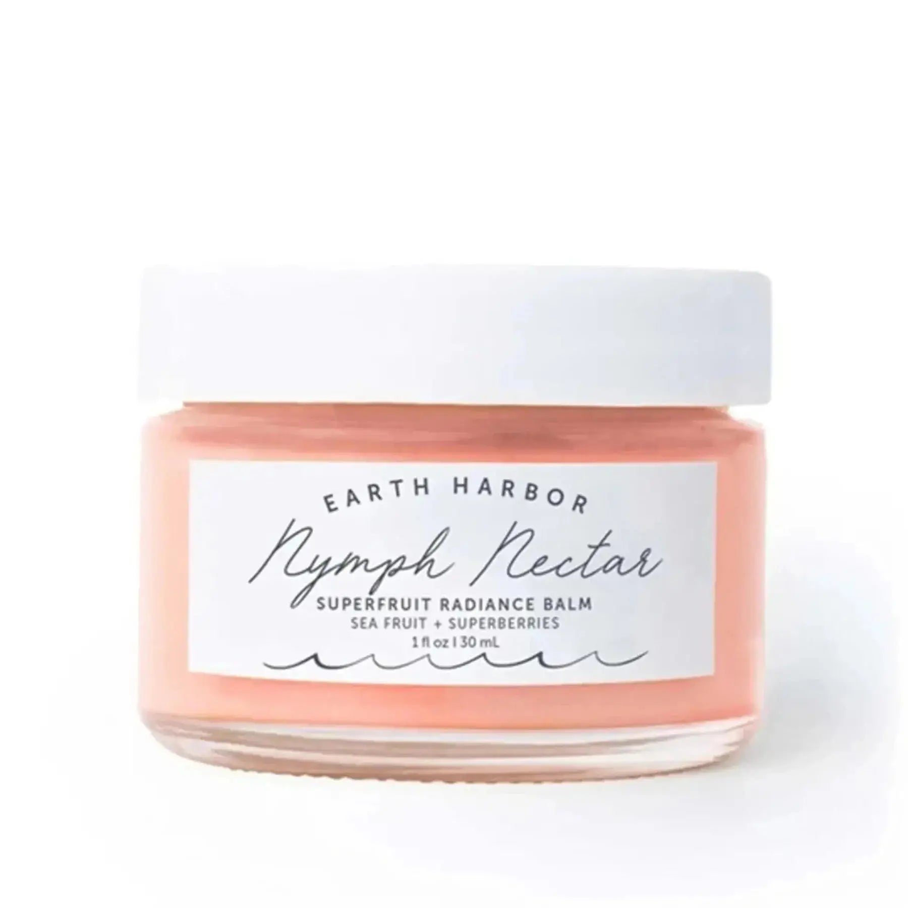 a jar of earth harbor nymph nectar superfruit radiance balm