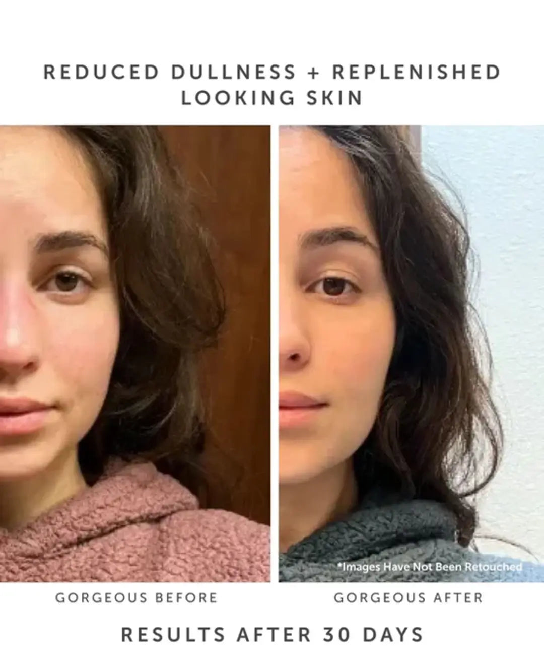 earth harbor marina face serum before and after 30 days of use