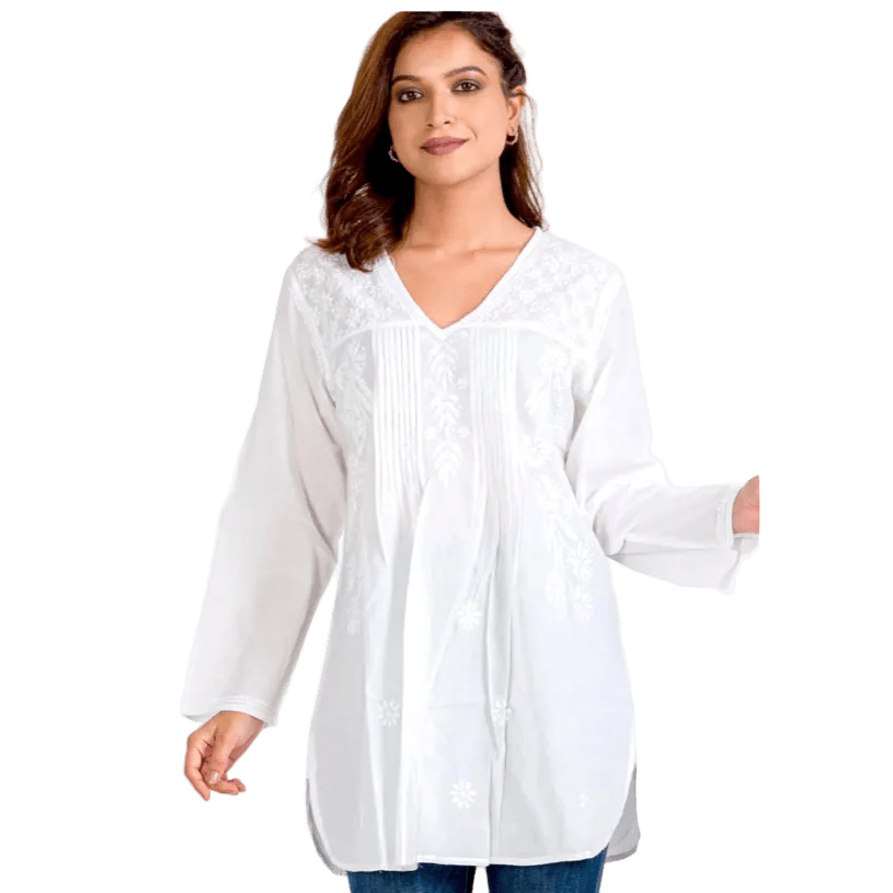 white-tunic-top