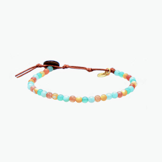 colorful bead bracelet from Lotus-and-Luna brand