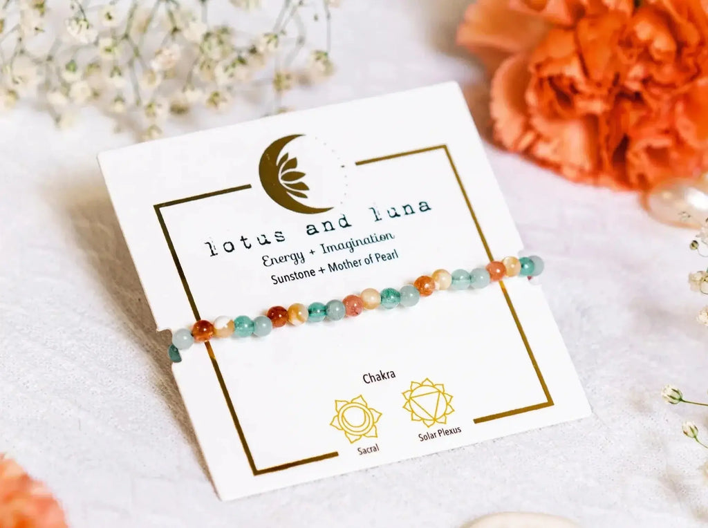 Energy + Imagination 4mm Bead Gemstone Healing Bracelet