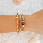 Evil Eye Bracelet, Evil Eye Bracelet by Lotus and Luna, bohemian style bracelets at Elle and Willow