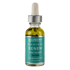 renew face and eye serum elixir in glass dropper bottle by Laguna Herbals