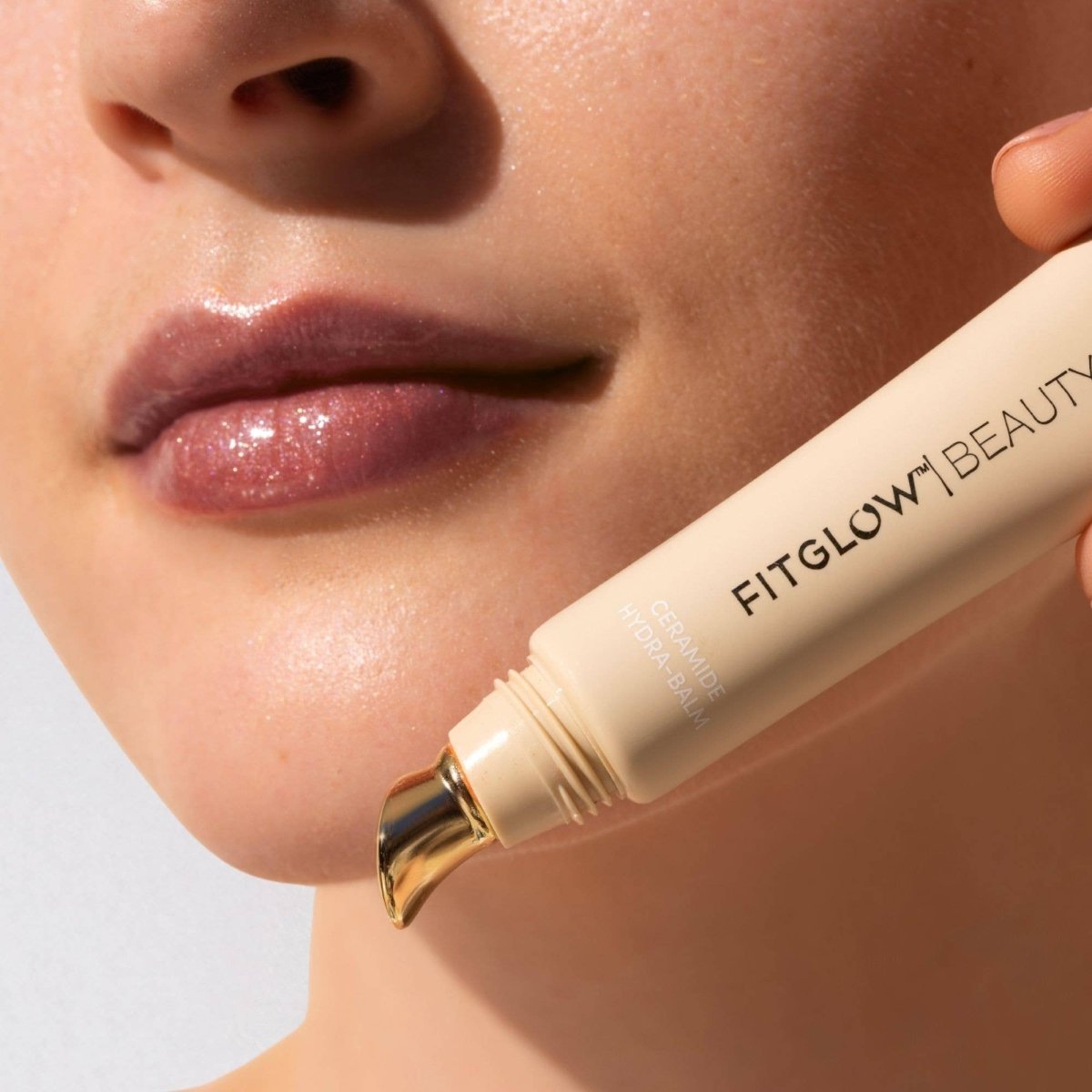 Fitglow Beauty - Ceramide Hydra-Balm - Plum Dew Lip Serum- Peptide Lip Treatment, Lip Serum by Fitglow Beauty shop at Elle and Willow