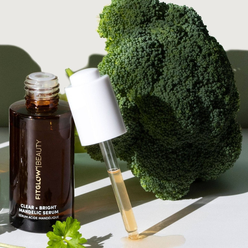 Fitglow Beauty - Clear + Bright Mandelic Serum Drops Face Serum by Fitglow Beauty