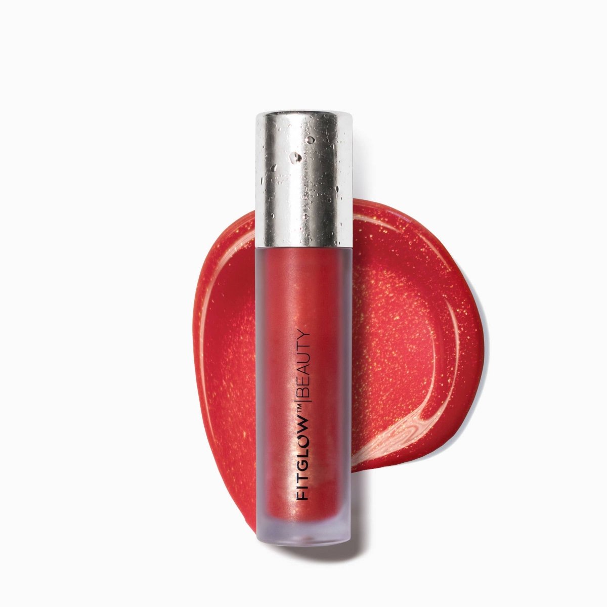 Fitglow Beauty Lip Colour Serum in 'Juice' a Cherry Red Shimmering Sheer Lip Color - Lip Serum Gloss at Elle and Willow