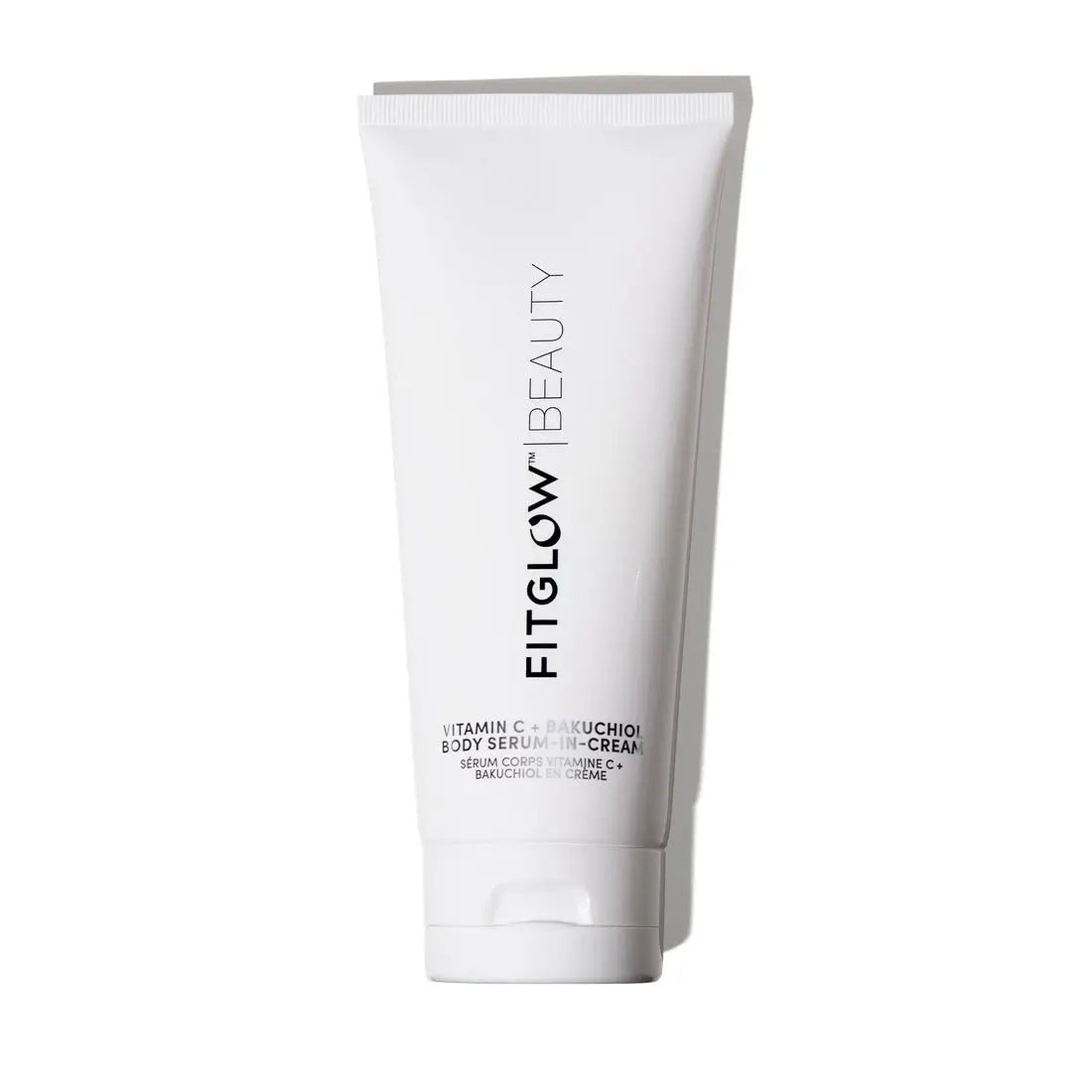 Fitglow Beauty Vitamin C and Bakuchiol Body Serum-in-Cream, brightening body lotion at Elle and Willow