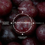 Fitglow Charcoal Detox Cleanser: Brightening Gel Face Wash by Fitglow Beauty, antioxidant facial cleanser at Elle and Willow