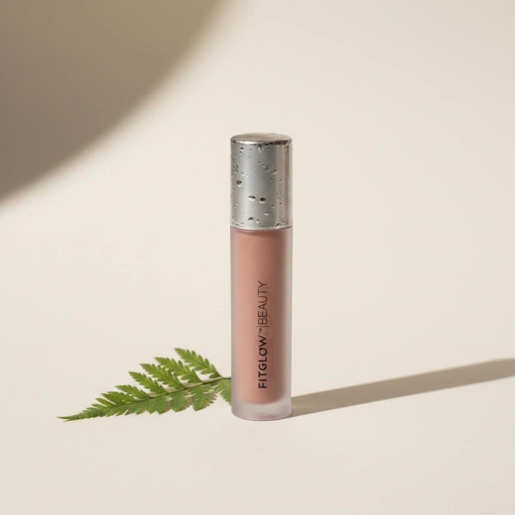 Fitglow Lip Colour Serum Soft Nude Color Lip Serum by Fitglow Beauty, beauty influencer approved at Elle and Willow