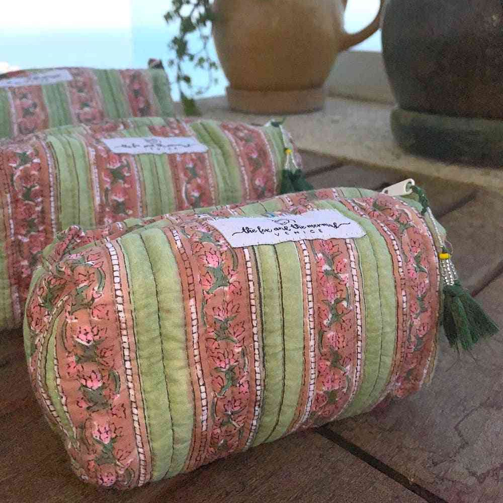 floral toiletry bags set of 3